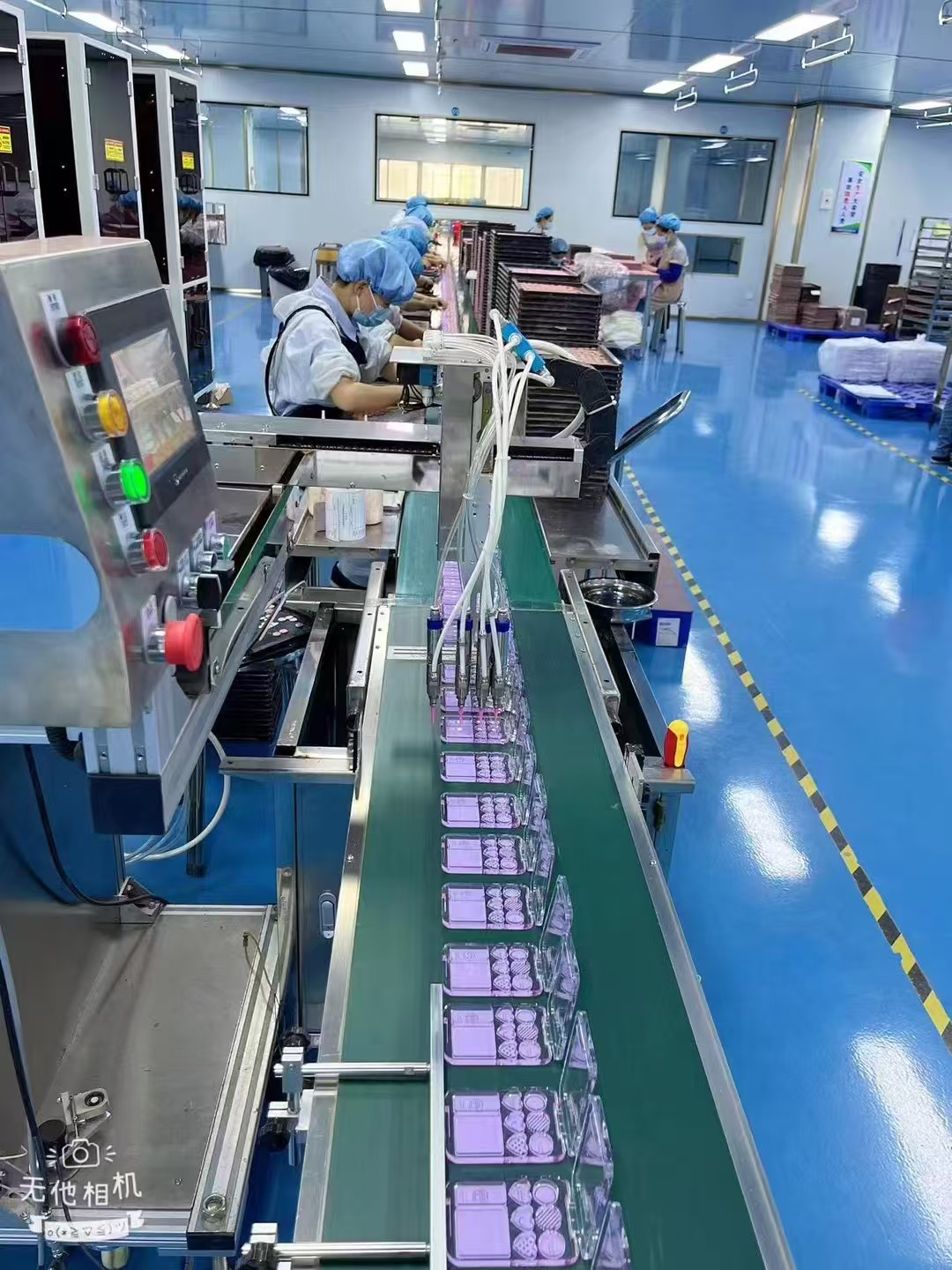 Cosmetics packaging line